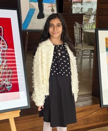 Küçük ressam Zeynep Reyyan Gören'den ilk sergi